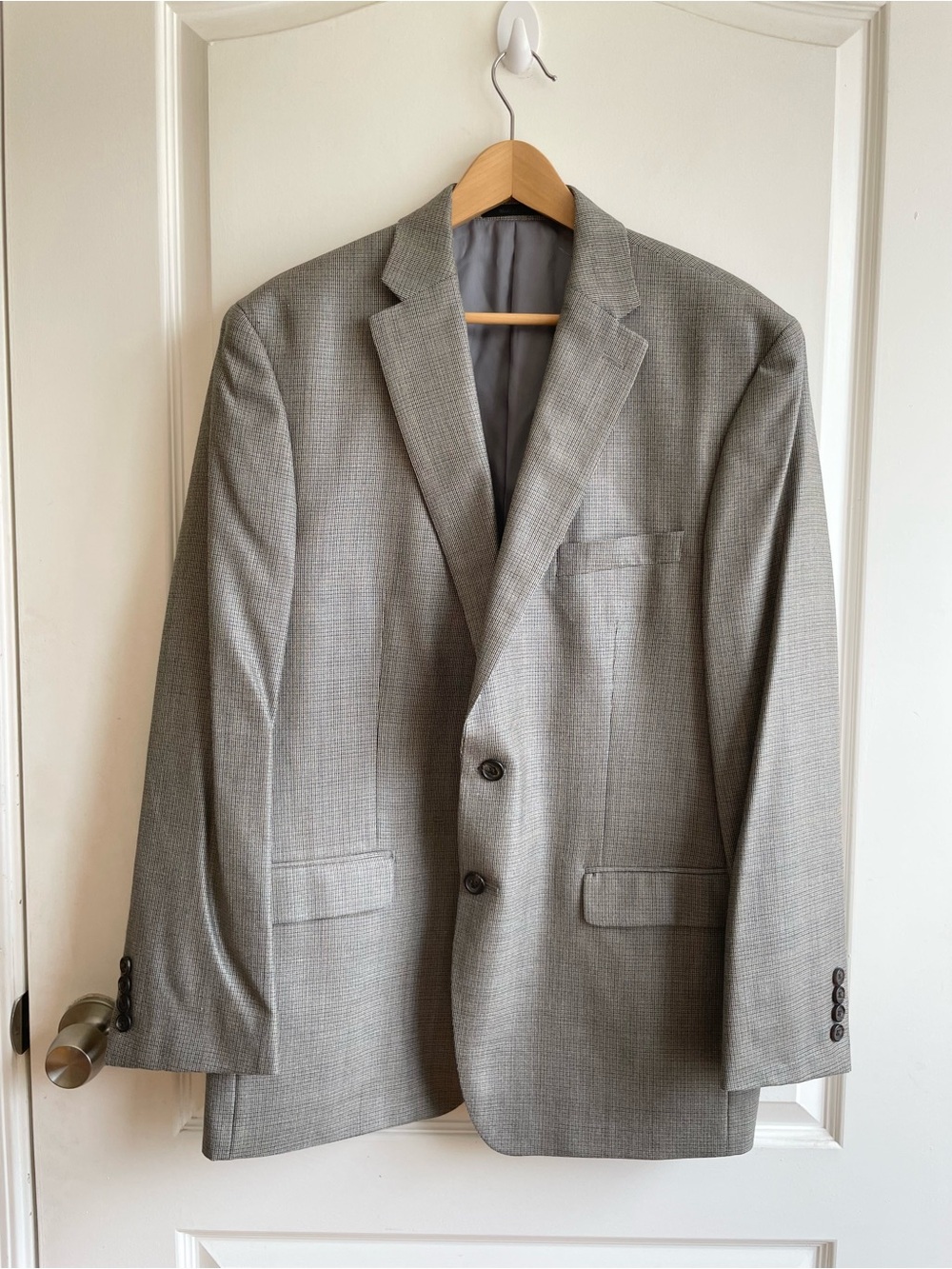 Ralph Lauren Green Label Silk And Wool Sport Coat Blazer Men’s 44R Gray